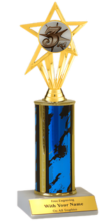 3rd Place Column Insert Trophy