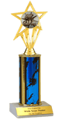 3rd Place Column Insert Trophy