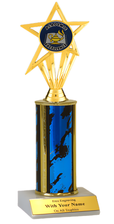 Academic Column Insert Trophy