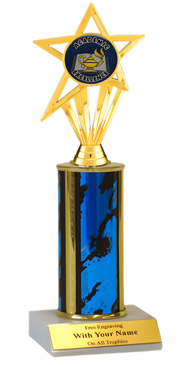 Academic Column Insert Trophy