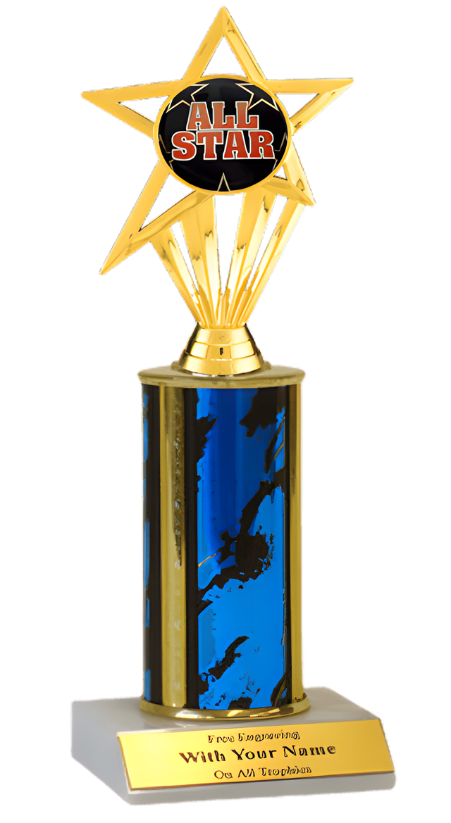 All Star Column Insert Trophy