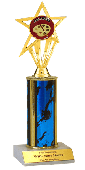 Art Column Insert Trophy