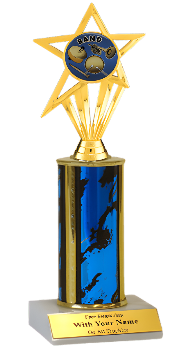 Band Column Insert Trophy