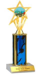 Camping Column Insert Trophy