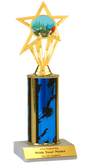Camping Column Insert Trophy