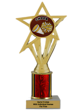 Cheerleading Column Insert Trophy