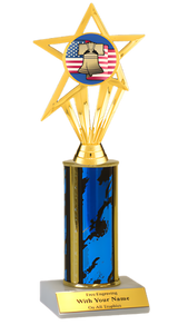 Citizenship Column Insert Trophy