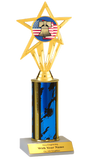 Citizenship Column Insert Trophy