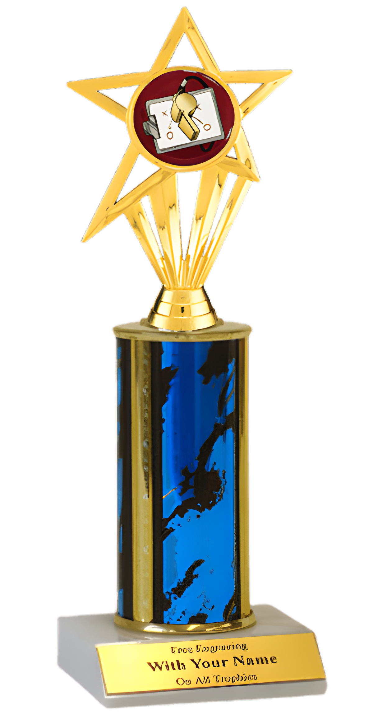 Coach Column Insert Trophy