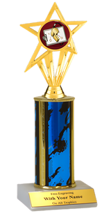 Coach Column Insert Trophy