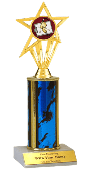 Coach Column Insert Trophy
