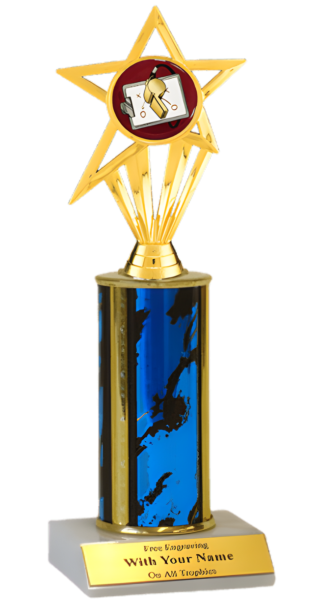 Coach Column Insert Trophy