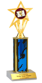 Coach Column Insert Trophy