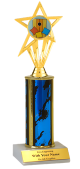 Cornhole Column Insert Trophy