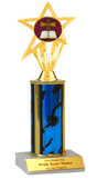 Religious Cross Column Insert Trophy