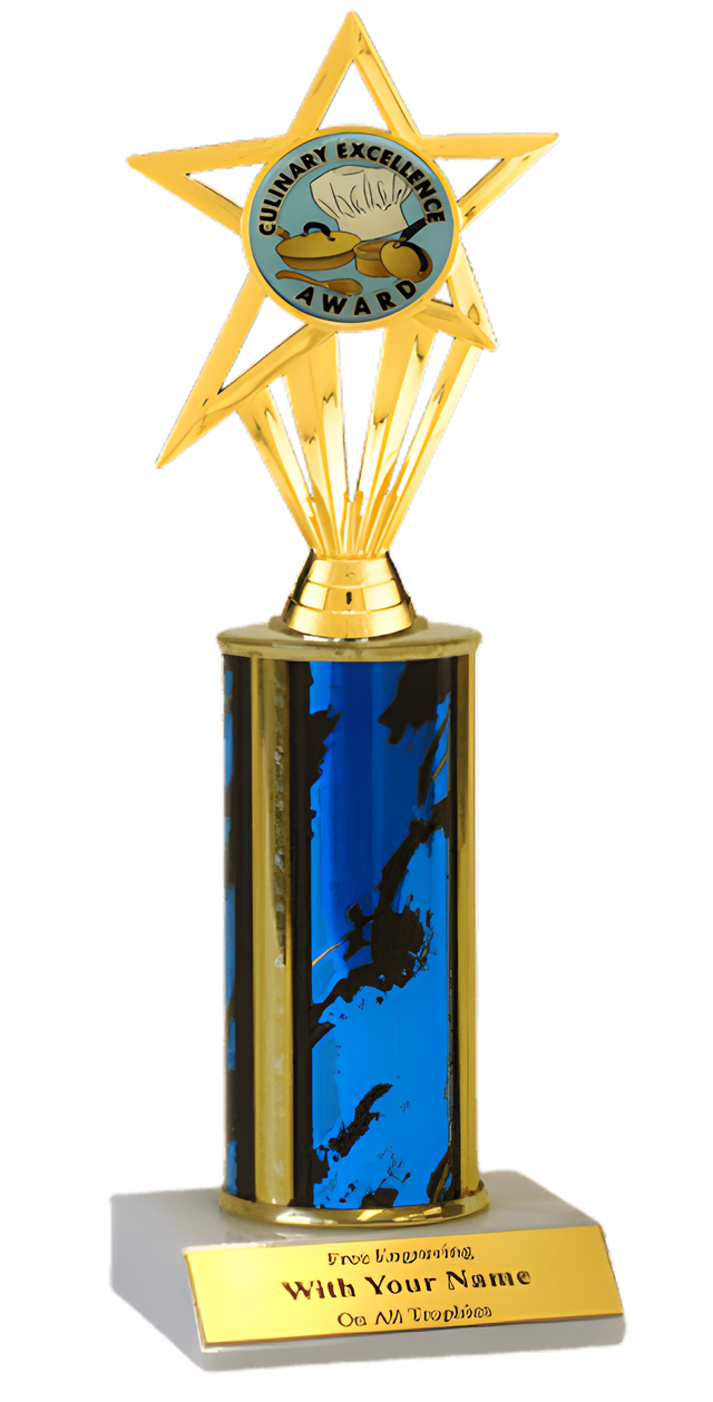 Culinary Column Insert Trophy