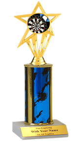 Darts Column Insert Trophy