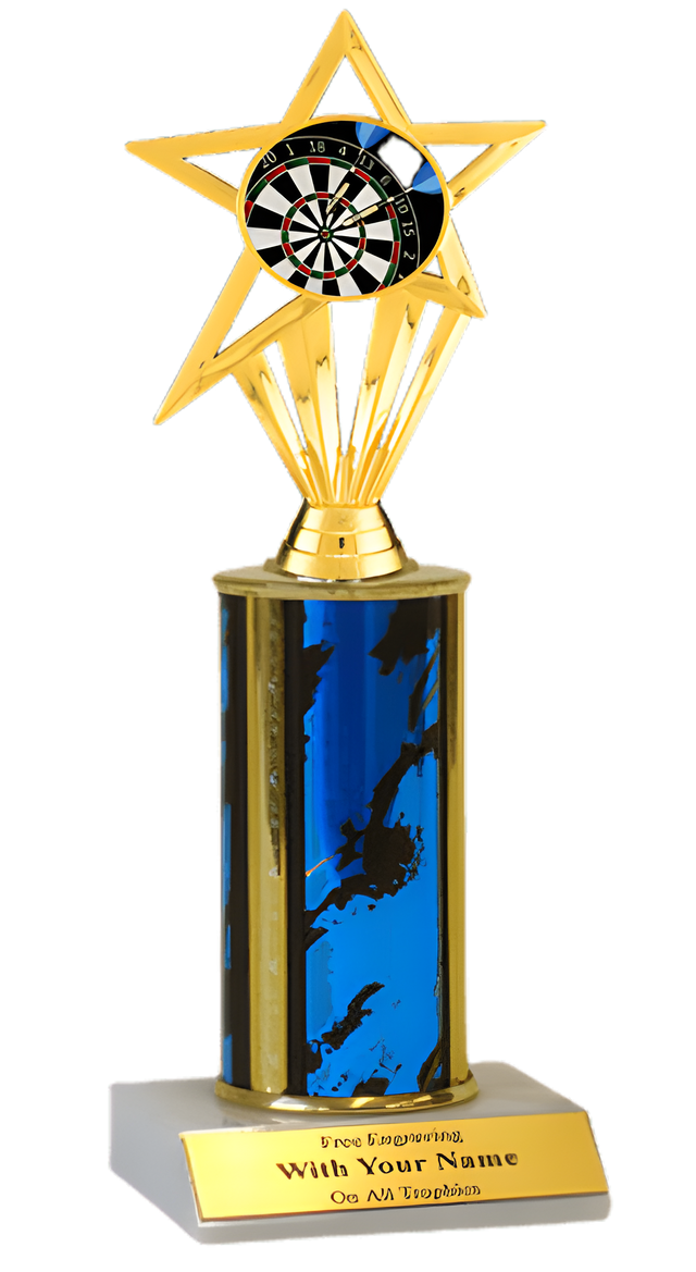 Darts Column Insert Trophy