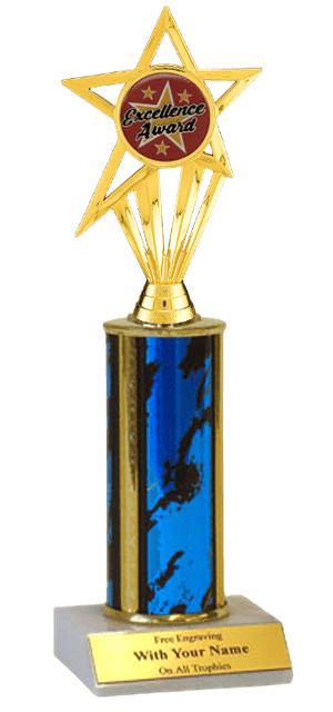 Excellence Column Insert Trophy