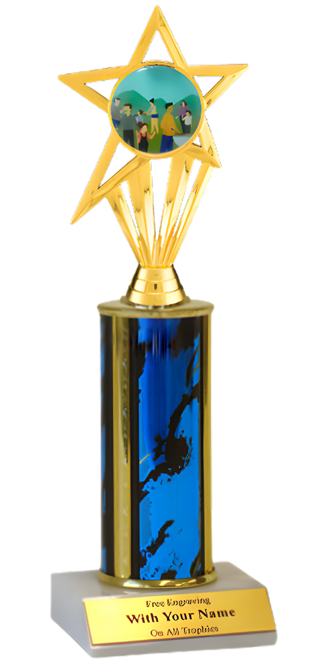 Family Reunion Column Insert Trophy