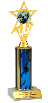 Fishing Column Insert Trophy