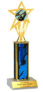 Fishing Column Insert Trophy