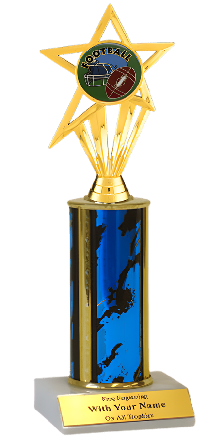 Football Column Insert Trophy