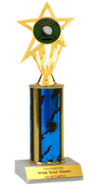 Golf Column Insert Trophy