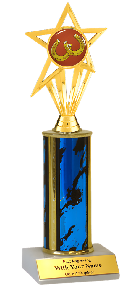Horseshoes Column Insert Trophy