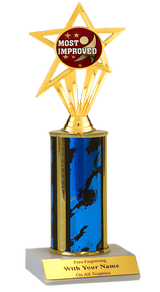 Most Improved Column Insert Trophy