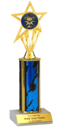 Volunteer Column Insert Trophy