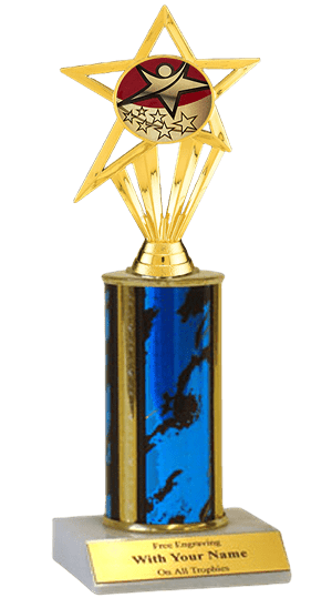 Rising Star Column Insert Trophy
