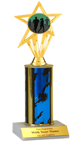 Running Column Insert Trophy