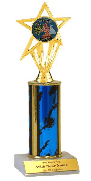 Science Column Insert Trophy