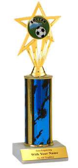 Soccer Column Insert Trophy