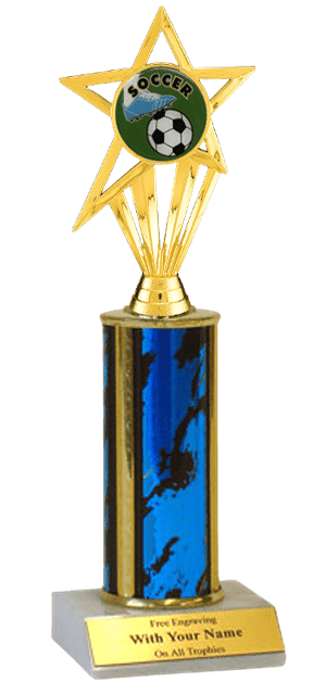 Soccer Column Insert Trophy