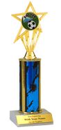 Soccer Column Insert Trophy