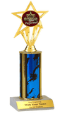 Star Performer Column Insert Trophy