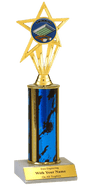 Swimming Column Insert Trophy