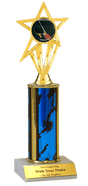 Table Tennis Column Insert Trophy