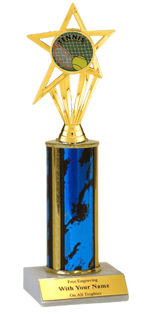 Tennis Column Insert Trophy
