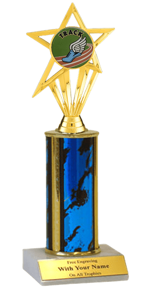 Track Column Insert Trophy