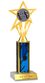 Weightlifting Column Insert Trophy