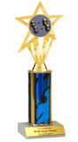 Weightlifting Column Insert Trophy