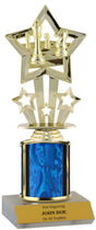 Single Column Customizable Chess Trophy with Marble Base