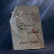 Slate Star Glass Plaque