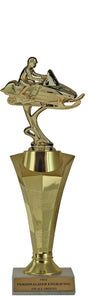 Snowmobile Star Column Trophy