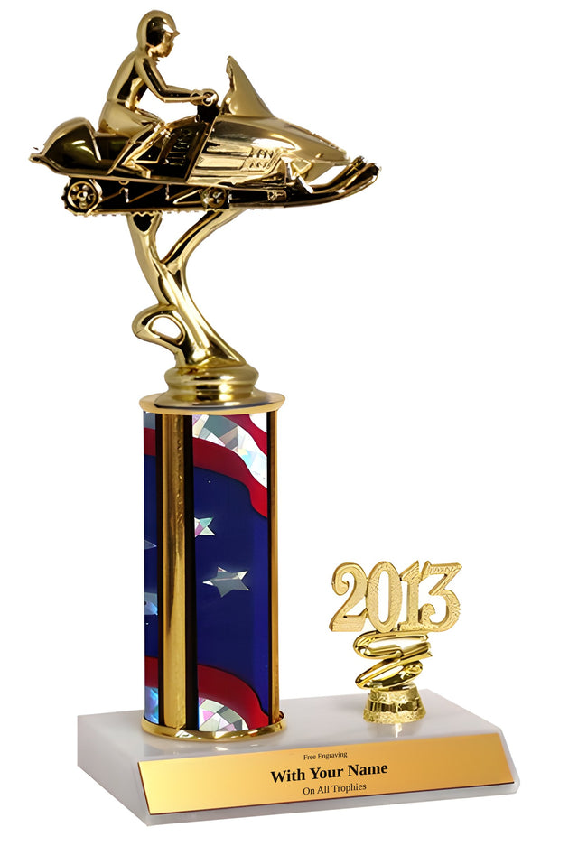 Snowmobile 2026 Year Trim Trophy
