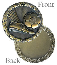 Soccer - 2 Inch Antique Series Medals