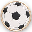Soccer Ball Litho Medal Insert